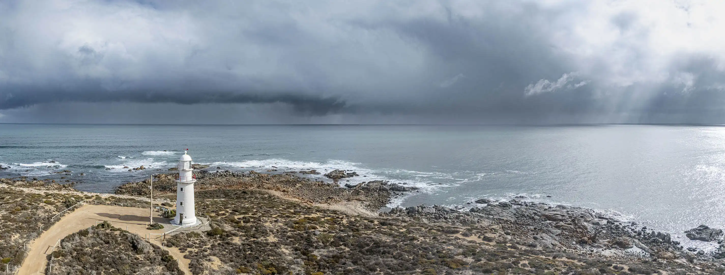 Boat rigging in water.